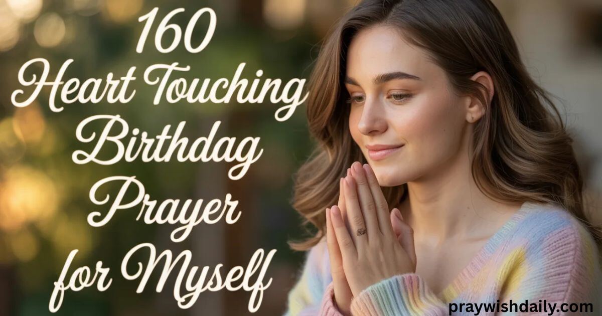 160 Deep Heart Touching Birthday Prayer For Myself