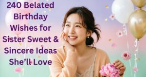 240 Belated Birthday Wishes for Sister – Sweet & Sincere Ideas She’ll Love