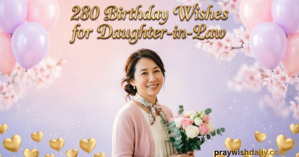 280 Birthday Wishes for Daughter-in-Law