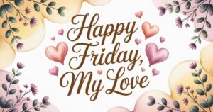 150 Best Happy Friday My Love Heartfelt Messages
